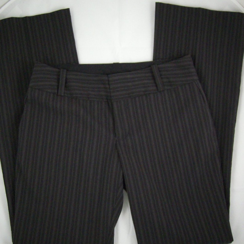 Mossimo Black Stripe Pants - Size 4